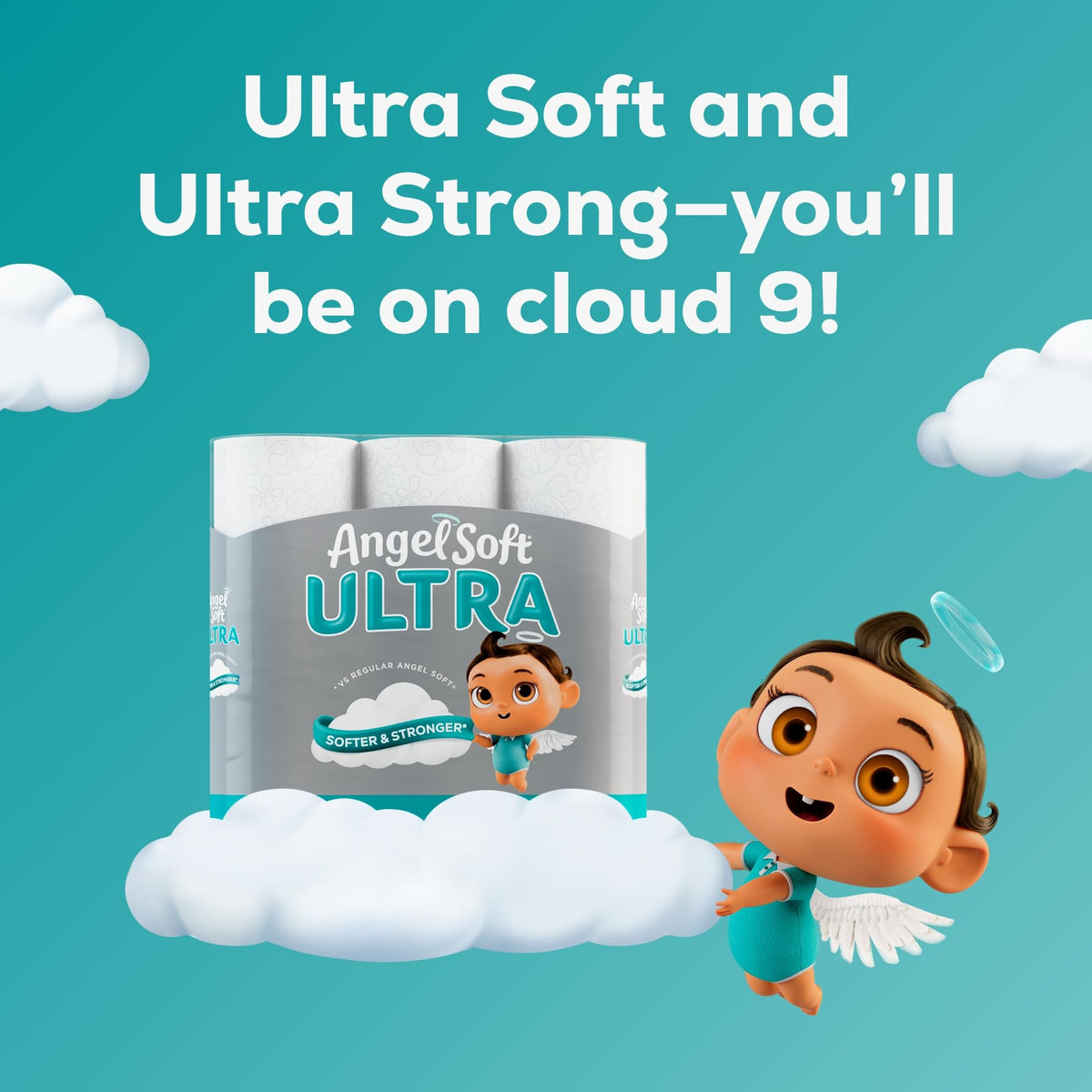 Ultra Toilet Paper, 6 Mega Rolls = 24 Regular Rolls, 2 Ply
