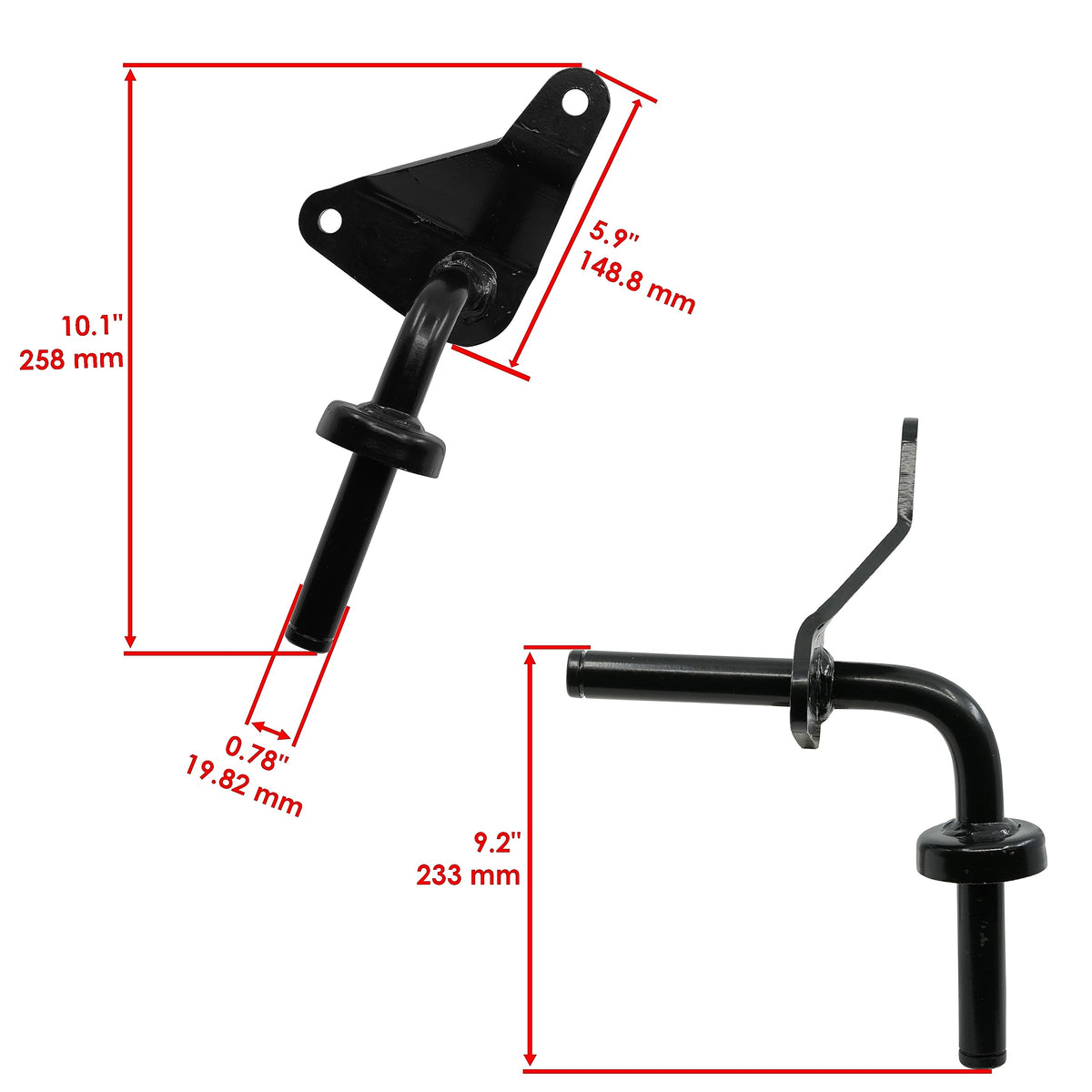 Caltric Spindle Arm Set Compatible with Simplicity Regent 44" Lawn Tractor 23hp 1727872ASM
