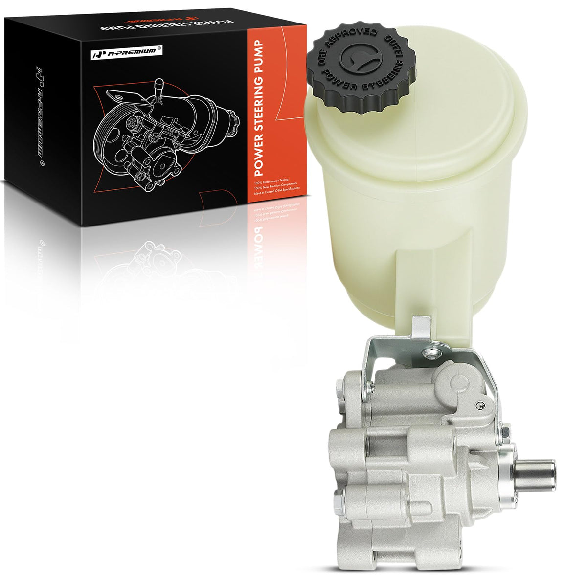 A-Premium Power Steering Pump, with Reservoir, Compatible with Ram
