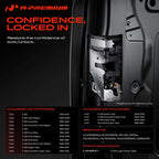 A-Premium Front Left Driver Side Door Lock Actuator Compatible with Ford
