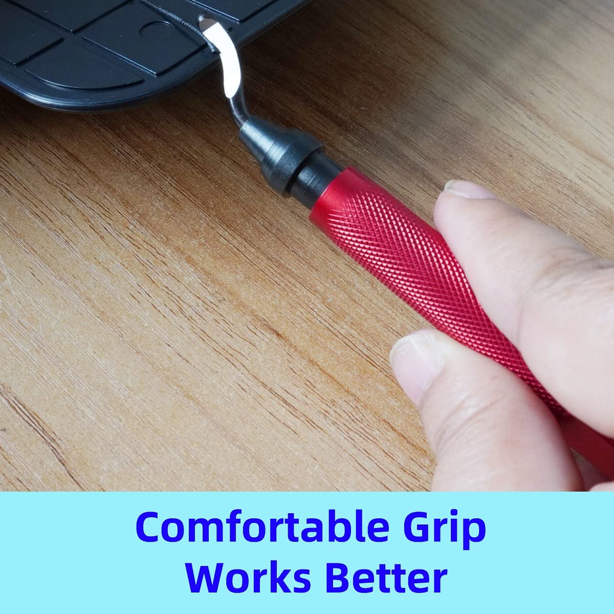 Deburring Tool Kit Metal Handle Chamfer Tool 6.5Inch for Aluminum Steel Plastic Tube Hole 3D Printed Plastic Edges