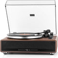 1 BY ONE High Fidelity Belt Drive Turntable with Built-in Speakers | Vinyl Record Player with Magnetic Cartridge
