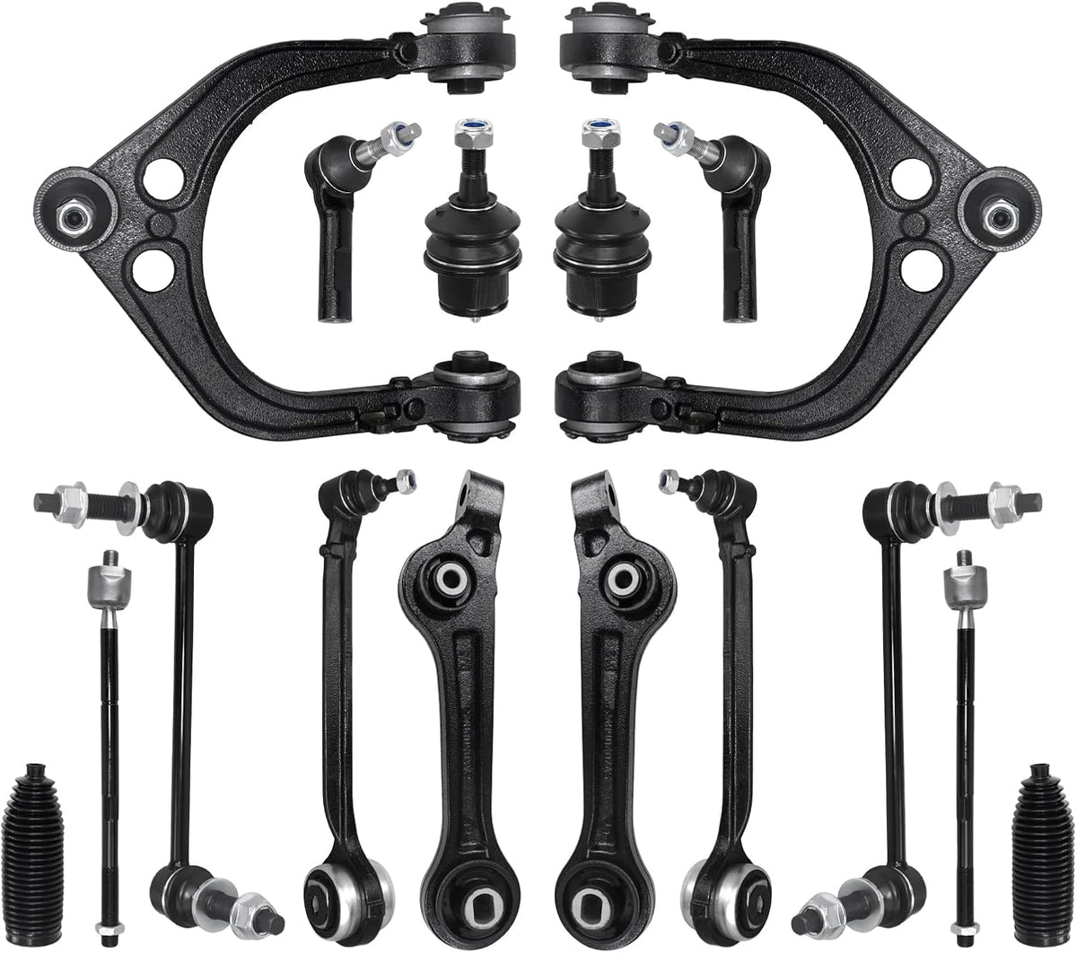 16pcs Front Control Arm Suspension for 2011-2019 Dodge Charger