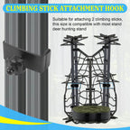 2 Pack J Hook for Attach Climbing Stick