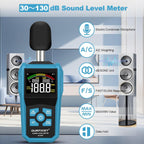 Decibel Meter, DURFICST Sound Level Meter with LCD Color Screen, 30-130dB