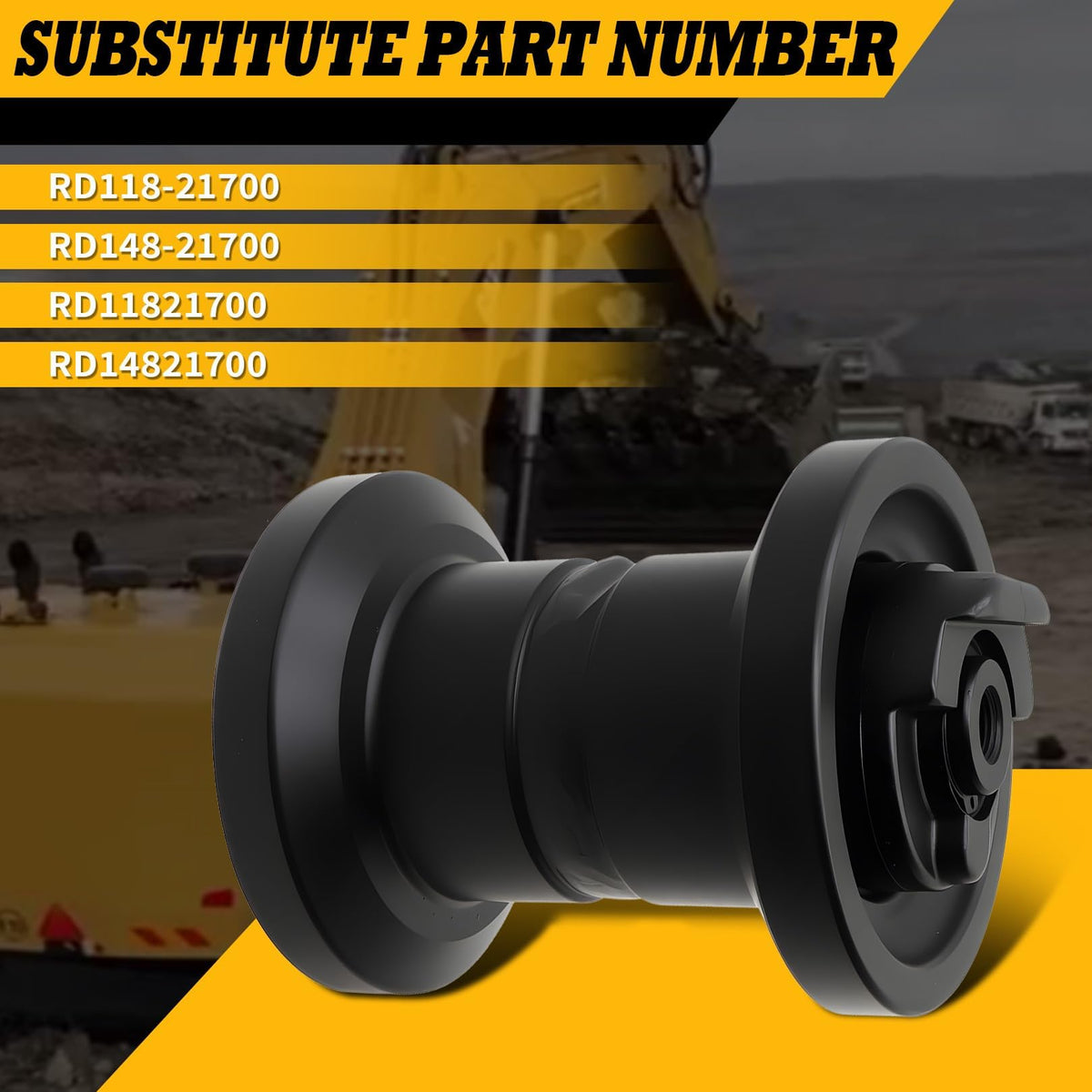 Jecoupoon Bottom Roller Compatible with KX121-3 Mini Excavator Track