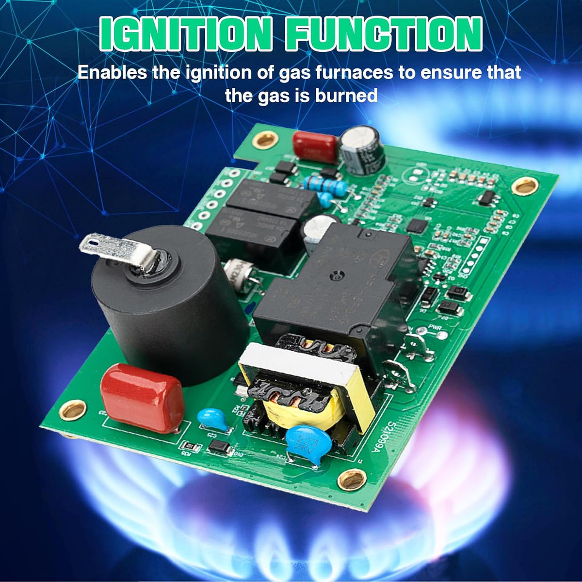 RV Furnace Control Ignition Circuit Board Part 520820 Fit for Suburban SF-20 SF-25 SF-30 SF-35 SF-42 SF20F SF-25F SF-30F SF-35F SFV-35Q SF-35FQ SF-42F SF-42Q NT Series NT-20SQ NT-30SP NT-34SP