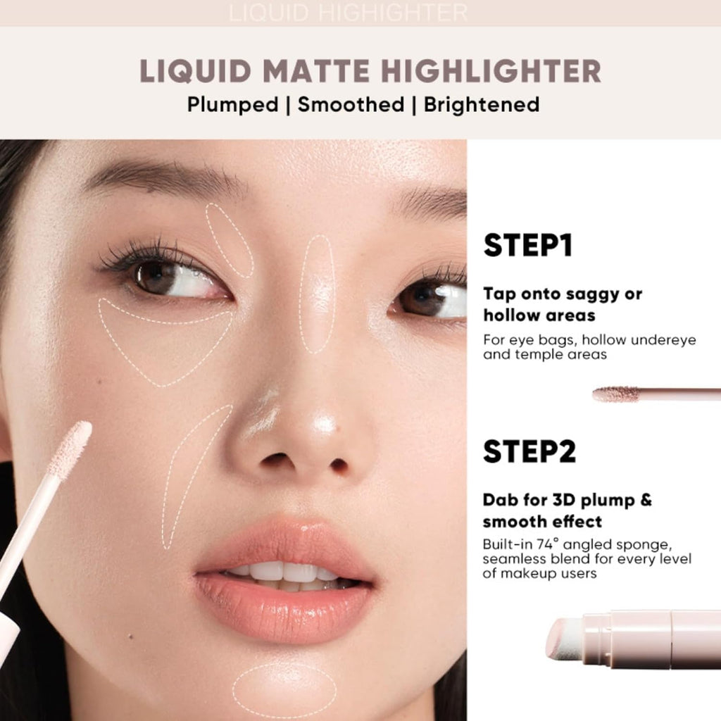 Contour Stick Liquid Highlighter Cream Contour (02 Beige White)