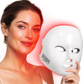 4D LED Red Light Therapy Mask for Face Skin Glowing,630nm Led Light Therapy Face Mask Anti Wrinkle, Blue Light