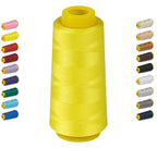1800 Yards Serger Thread-Yellow, All Purpose Thread for Sewing