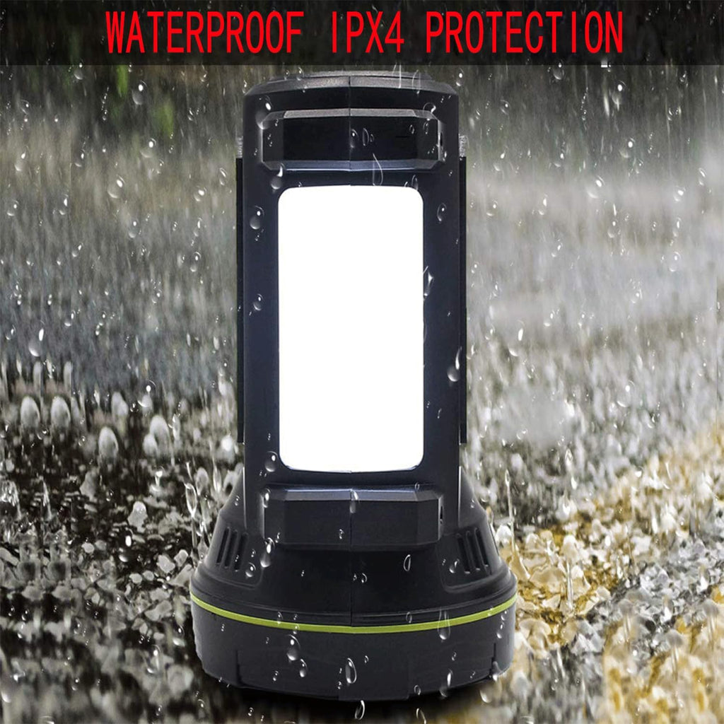 LED Searchlights Handheld Lantern, 13000LM 2 Modes USB Rechargeable LED Flashlights, High Power Outdoors Camping