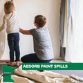 All Purpose Canvas Drop Cloth by EZ Drop - Cotton Duck Dropcloth Tarp for Painting, Construction Debris, Floor &
