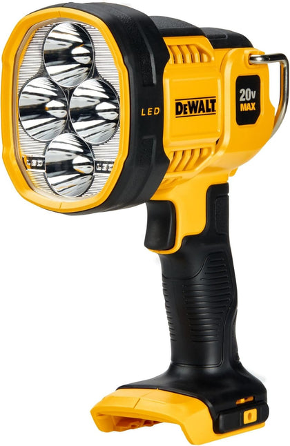 DEWALT 20V MAX LED Work Light, Handheld Spotlight with 508 Yard Distance, Pivoting Head, 1500 Lumens, Cordless
