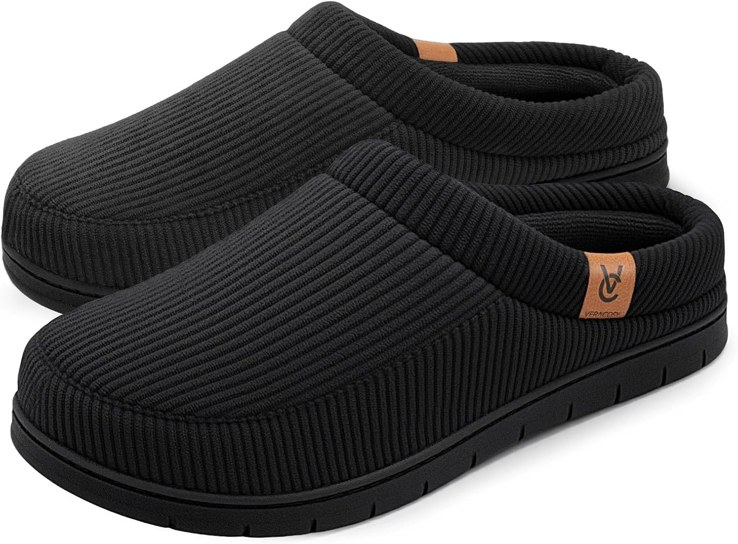 Men's Memory Foam Slippers Comfy Durable Moccasin House Shoes |