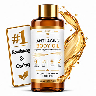 Anti Aging Body Oil, Firming Moisturizer for Dry, Mature Skin, 3.38 Fl Oz
