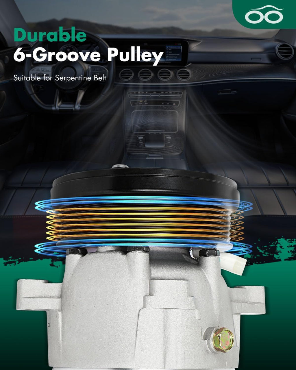 SCITOO AC Compressor for Pontiac for Grand Prix 3.8L 1997-2003