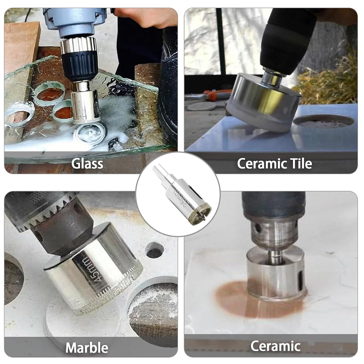 1 Inch Diamond Hole Saw with Pilot Drill Bit