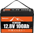 12.8V 100Ah LiFePO4 Battery With Low Temp Protection,1280Wh 15000+ Deep Cycles, Lightweight Lithium Battery for