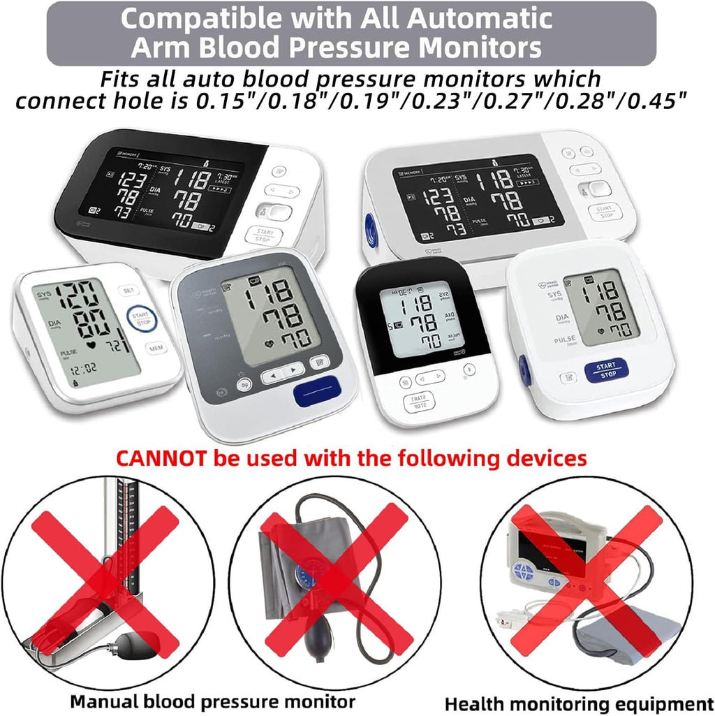 XXXL Blood Pressure Cuff, 9”-26” (22-66CM) Extra Large Cuff Compatible with Omron BP Monitor, Replacement XXX-Large