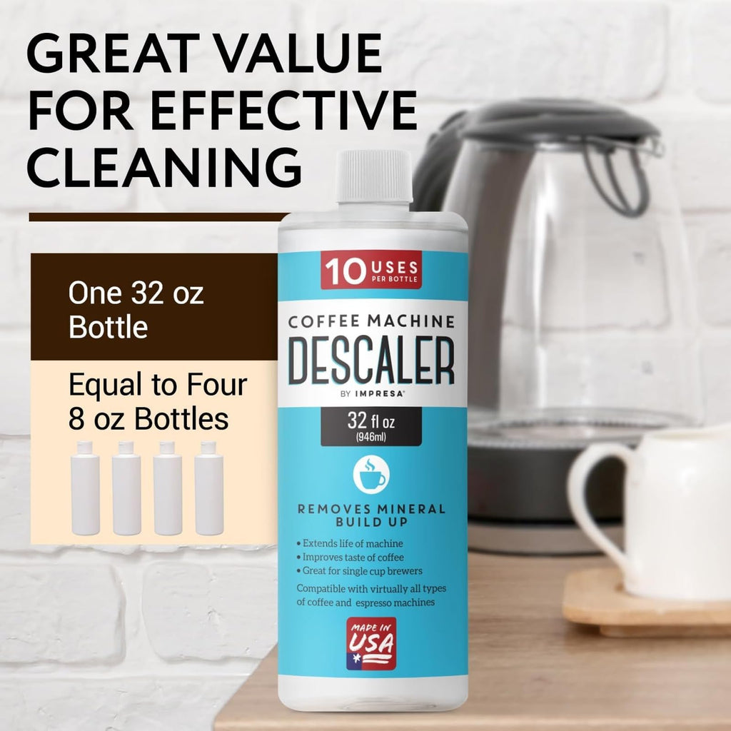 Coffee Machine Descaler - Universal Descaling Solution - 32 Oz