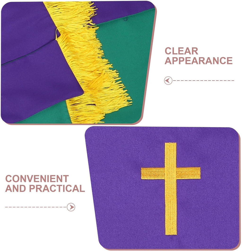 Reversible Altar Parament Cloth for Church Pulpit, Green