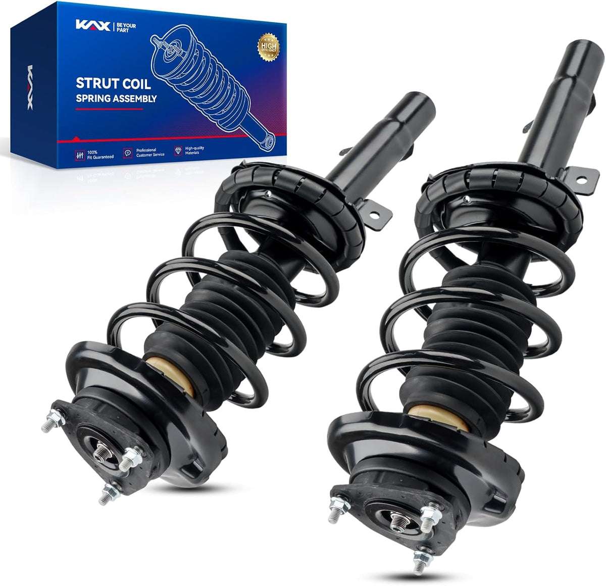 KAX Front Struts Shocks Absorber Complete Assembly Coil Spring
