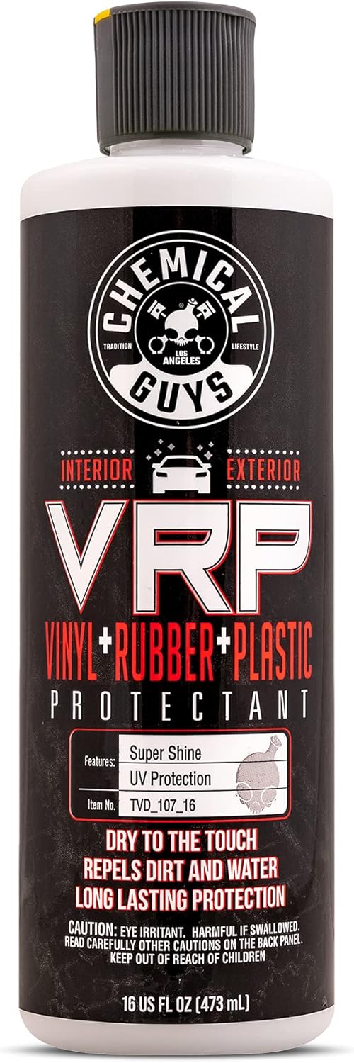 VRP Vinyl, Rubber & Plastic Dressing, Dry to Touch, 16 oz | Satin shine on tires, trim, dashboards and