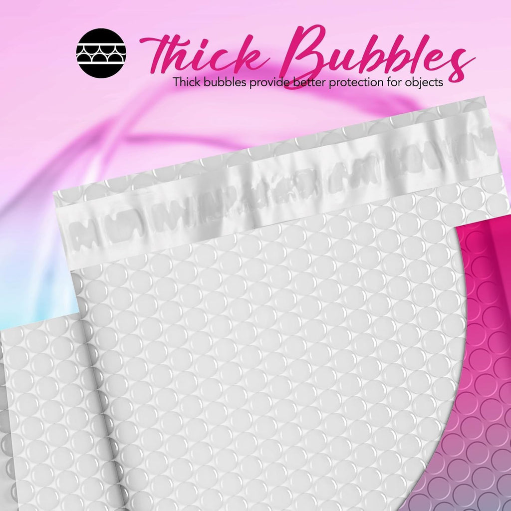 Bubble Mailers 8.5x12" 40 Pack Padded Envelopes Usable Size 8.5x11"