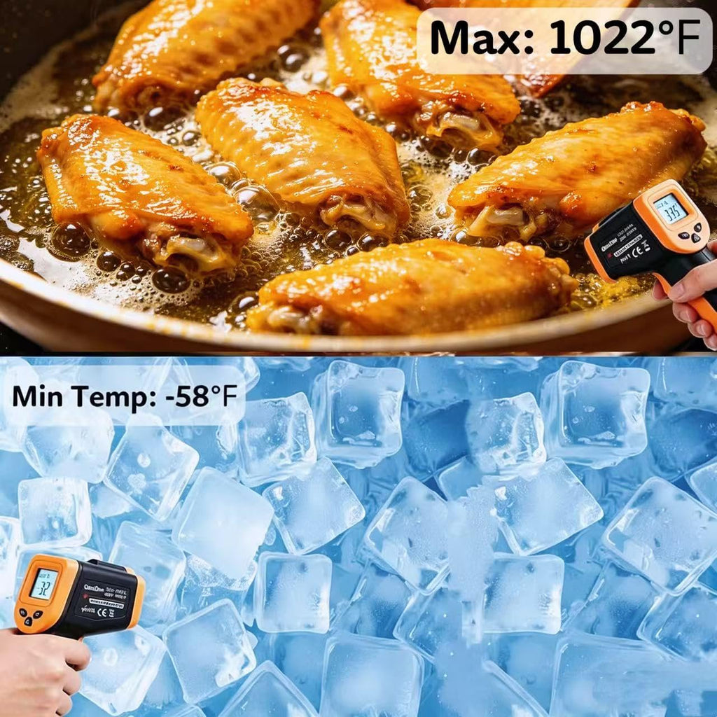 Infrared Thermometer Temperature Gun for Cooking -58℉~1022℉