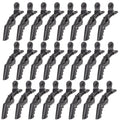 24pcs Hair Clips for Styling, Sectioning, Coloring, Cutting - Alligator Salon Pro Hair Clips for Barber, Unisex, Adult