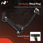 A-Premium Vehicle Speed Sensor 4 Blades Compatible with Hyundai, Kia