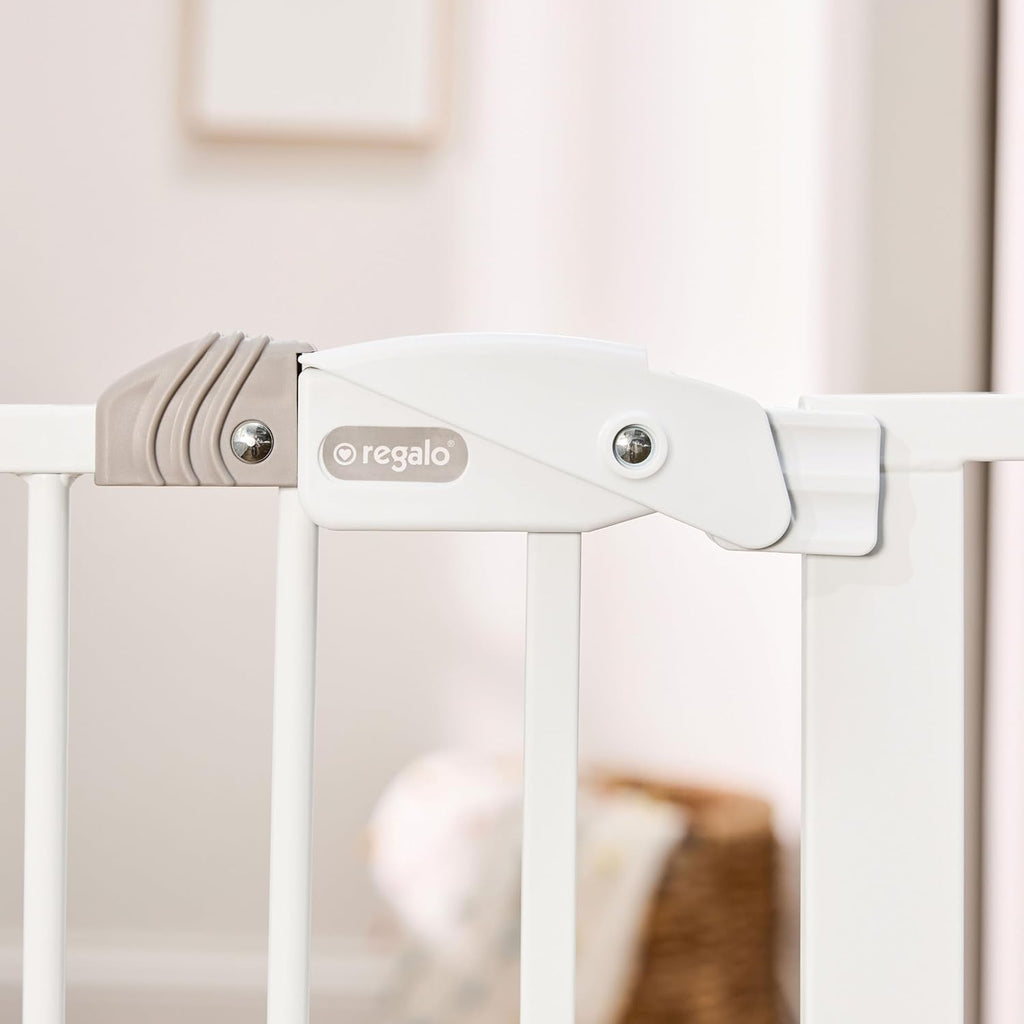 Safety 36" Extra Tall Baby Gate for Doorways & Bottom of Stairs, Pressure Mounted Walk Through Gate for Babies