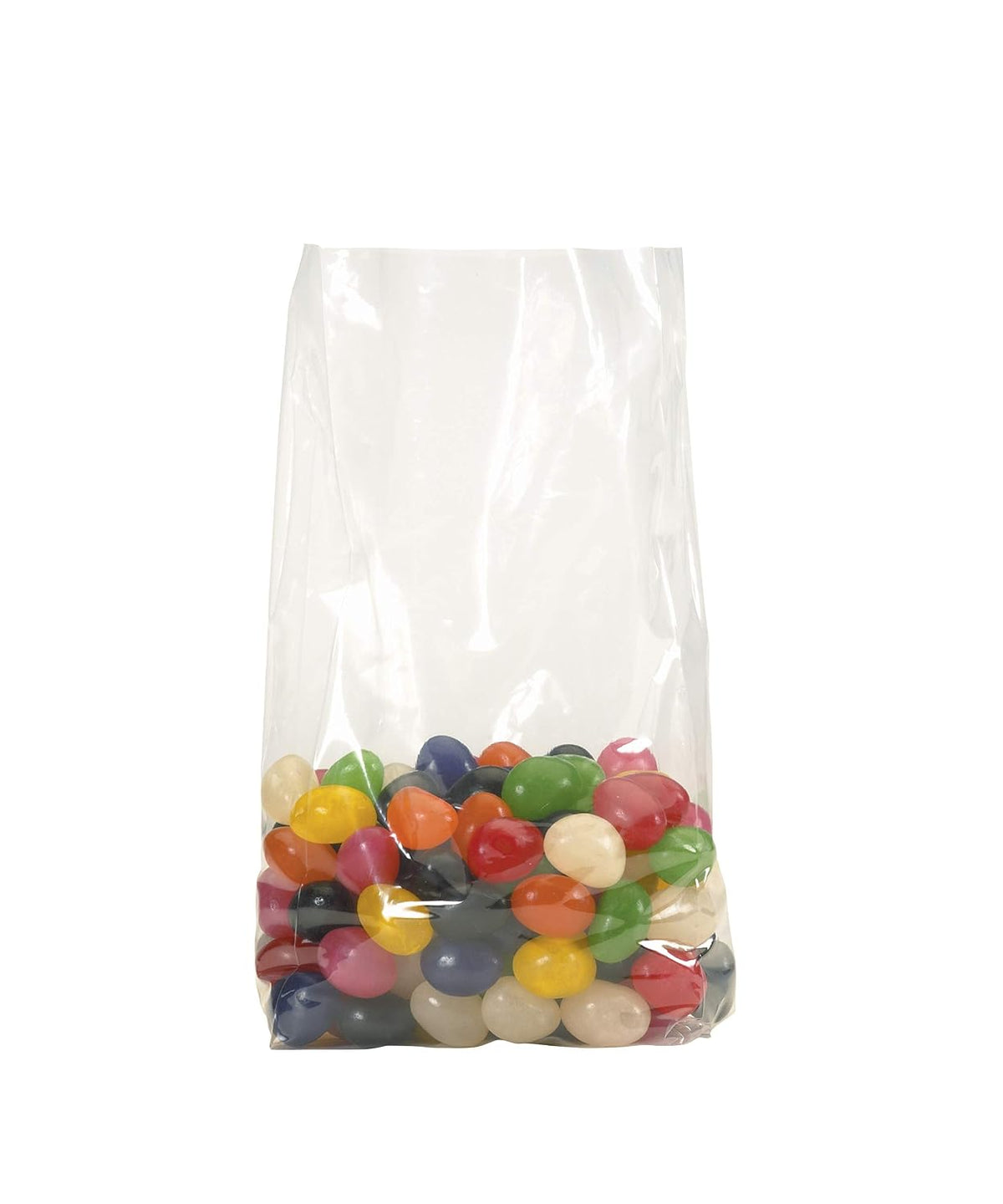 10" x 6" x 24" Gusseted Poly Bags, 2 Mil, Clear Open Top with Expandable Sides for Packaging Parts, Food and