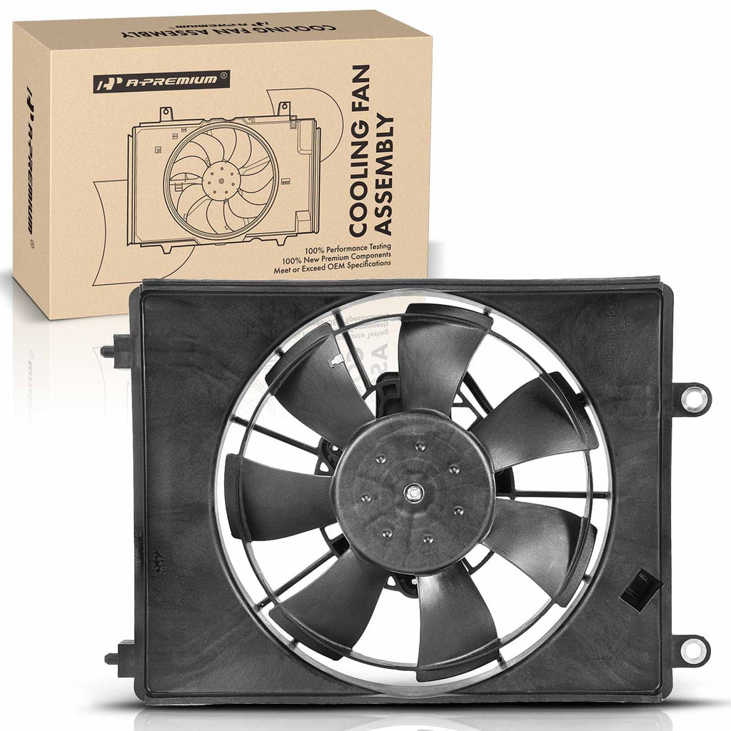 A-Premium Right A/C Condenser Fan Assembly
