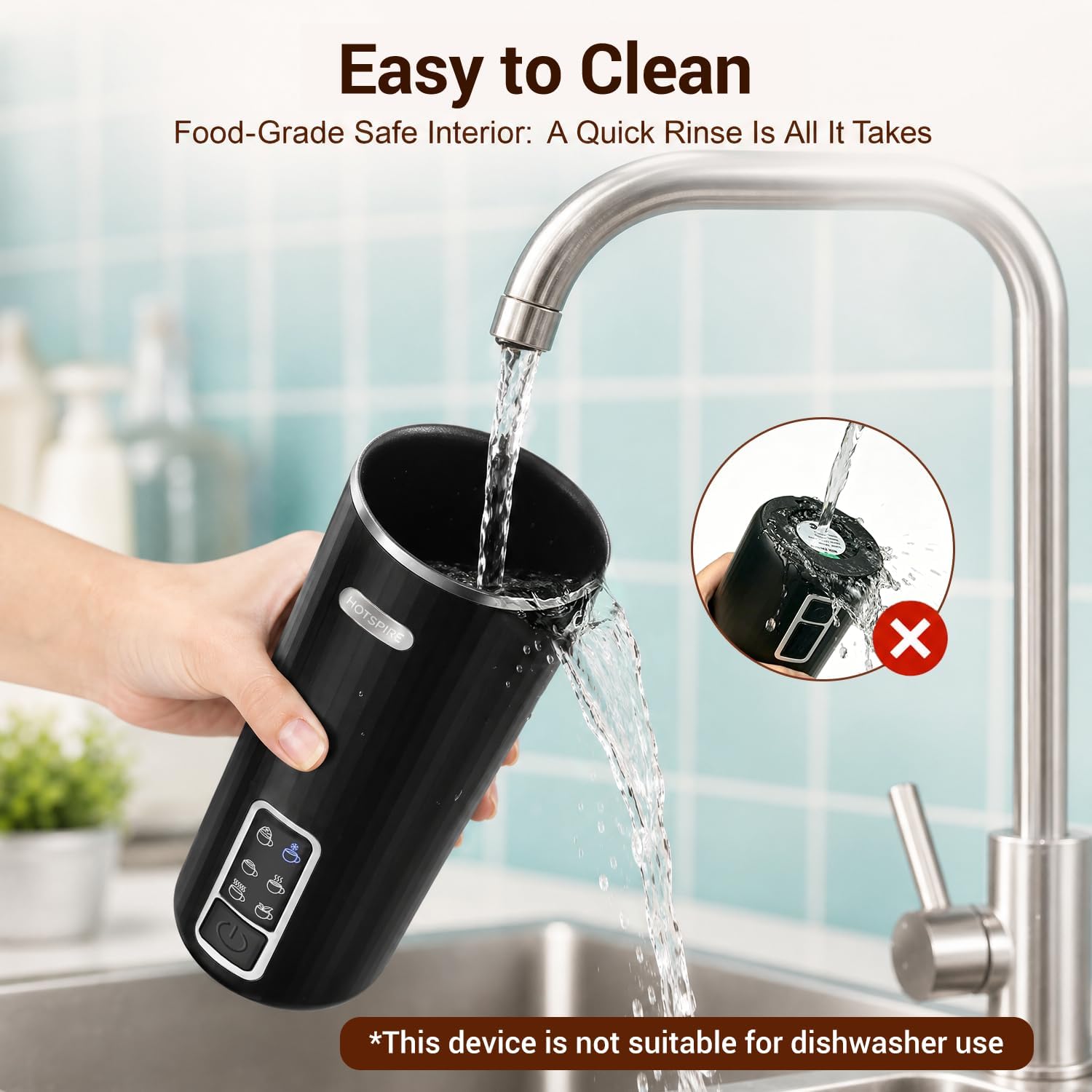 Milk Frother and Steamer, 6-in-1 Electric Milk Frother, Automatic Hot & Cold Foam Maker, Stainless Steel Nonstick