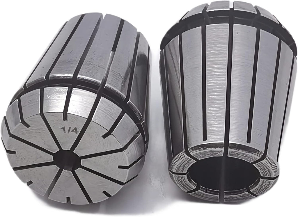 ER32 1/4 Collet Set 2pcs,Spring Collet Set for CNC Engraving Machine and Milling Lathe Tool