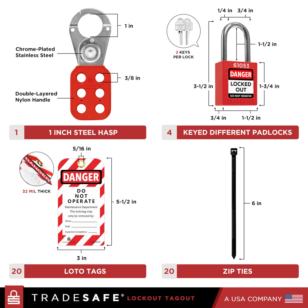 Lockout Tagout Station, Lock Out Tag Out Station with Devices