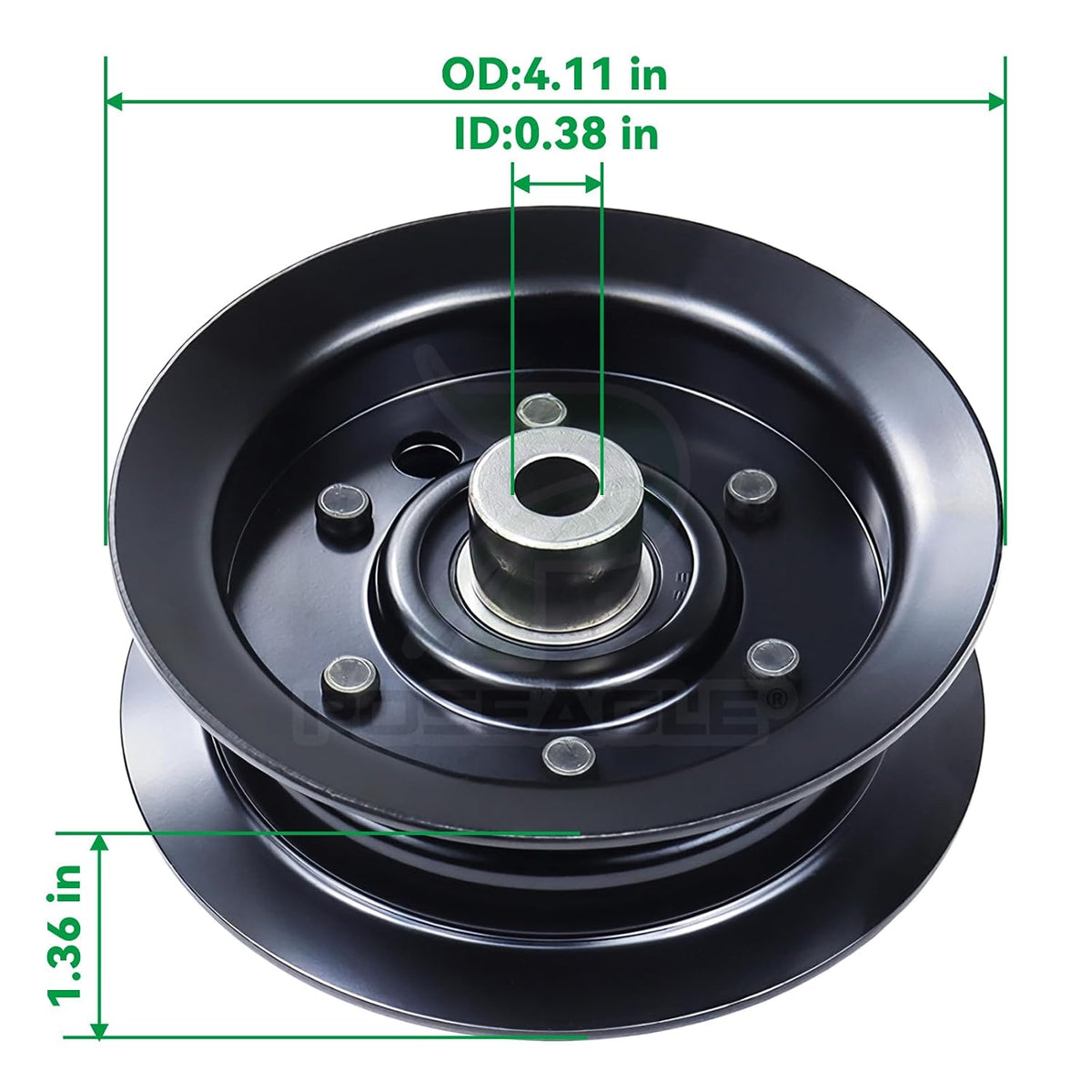 132-9420 Flat Idler Pulley for Toro 50" 42" Timecutter SS5000 Deck