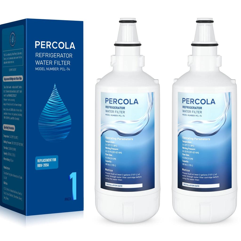 PERCOLA RBIV-205A Water Filter Replacement, 2 Pack