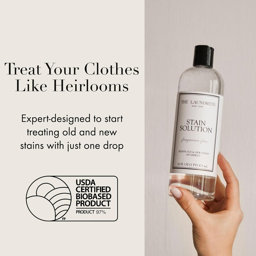 Stain Solution, Fragrance-Free Laundry Stain Remover 16 Fl Oz