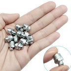 Cionyce 20 Pcs M10 Hydraulic Grease Fitting Kit, 10mm x 1mm