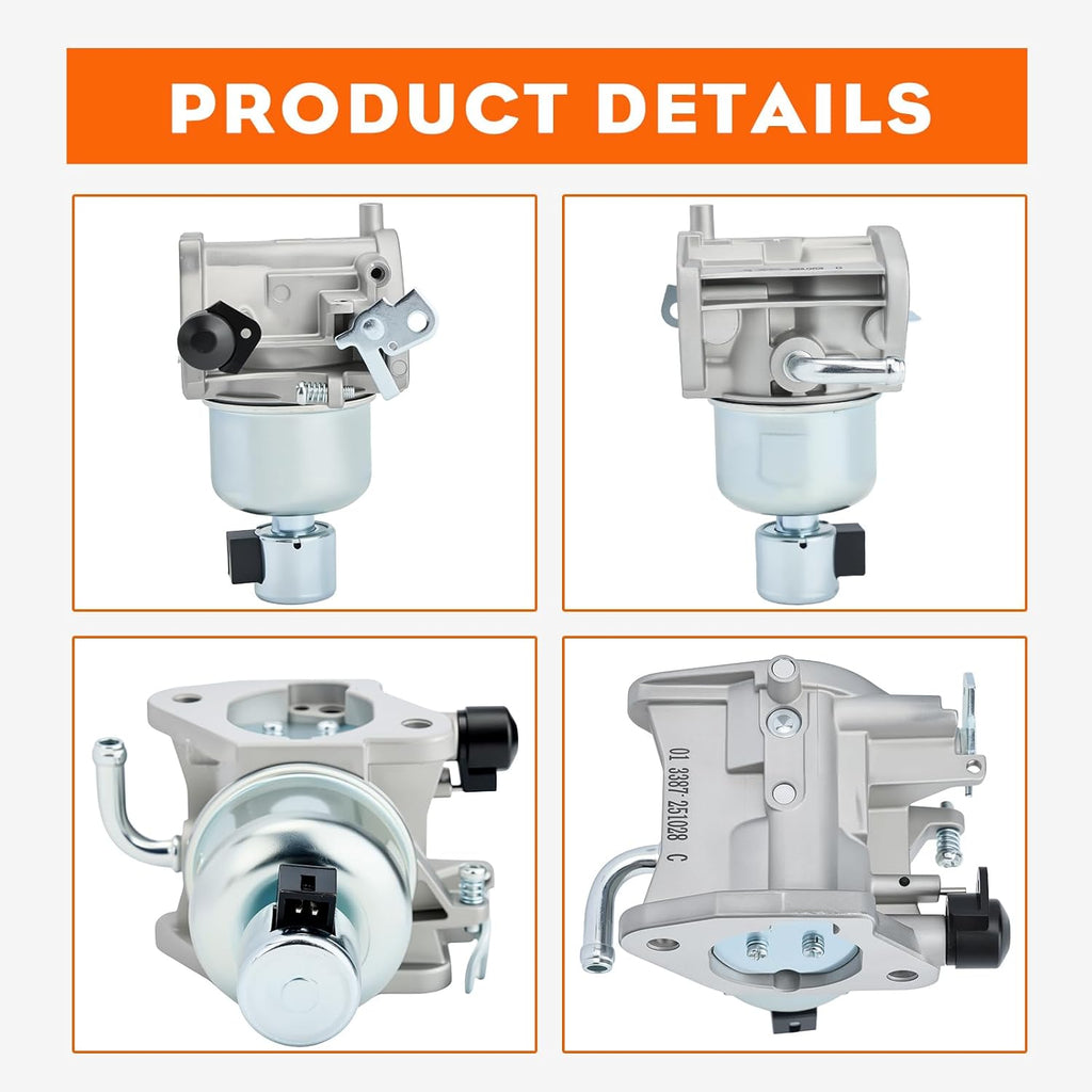 16 853 19-S Carburetor for Kohler KT725 KT735 7000 Series Engine Mower | Fits KT740 KT745 23HP 24HP 25HP 26HP