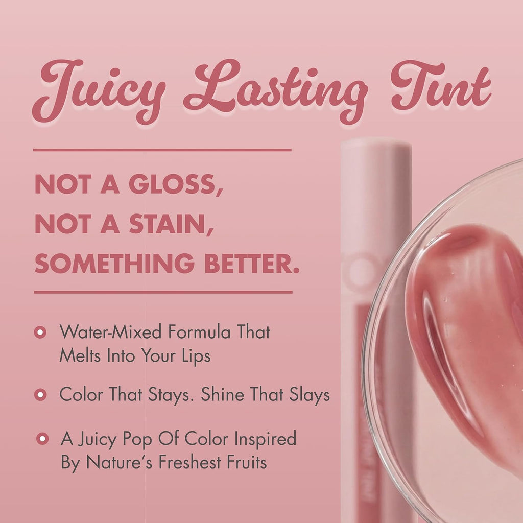 Juicy Lasting Tint | Glossy Lip Tint | 23 Nucadamia | 0.18oz