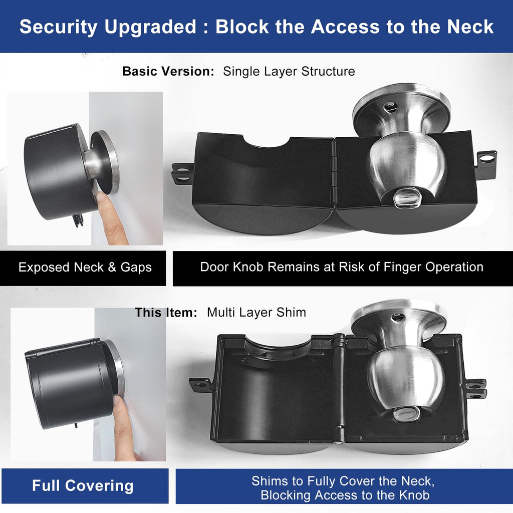 Door Knob Lockout Device, All-Metal Version, Without Padlock