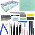 Gundam Model Tool Kit, 64pcs Hobby Modeler Basic Tool Set for Minature Bandai Models, Cars, Airplanes, Buildings