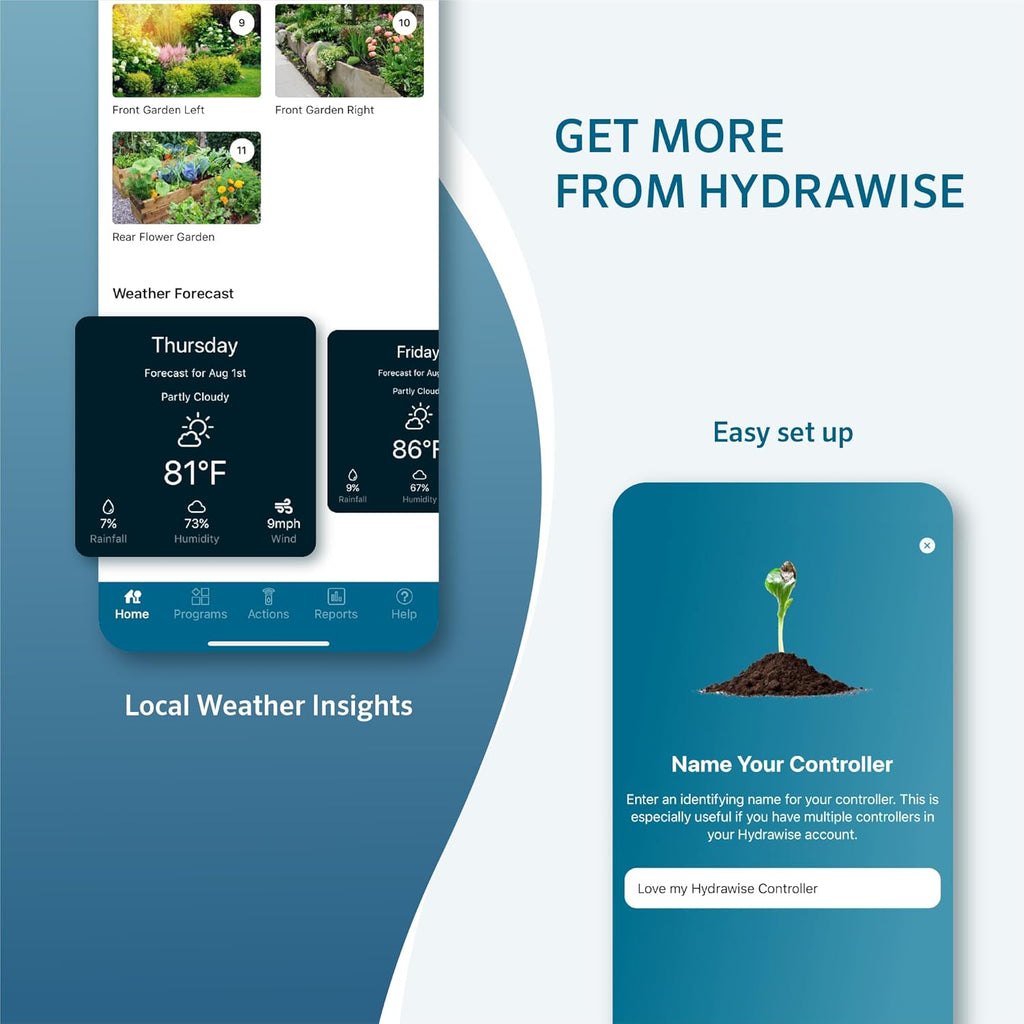 PRO-HC WiFi Sprinkler Controller, 12 Zone Smart Irrigation Timer | Indoor/Outdoor 12 station smart irrigation