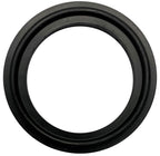 DR.COMPONENT 1.5" Sanitary Standard Tri-Clamp Gaskets (Pack of 25),Black Buna-N (NBR)