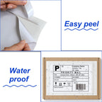 Adhesive Top Loading Packing List 7.5" x 5.5" Shipping Label Envelopes Pouches - 800pcs