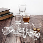 Heavy Base Shot Glasses, 1.5 oz Sets of Clear Shot Glass (24 Pack), Measuring Cup for Espresso, Liquid, and Wine