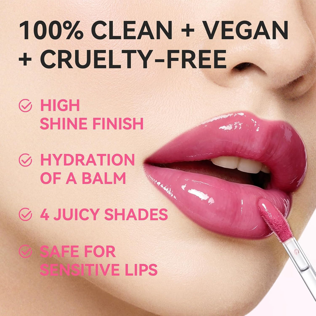 Lip Stain - Moisturizing, Long-lasting, Transfer Proof Gloss PP01